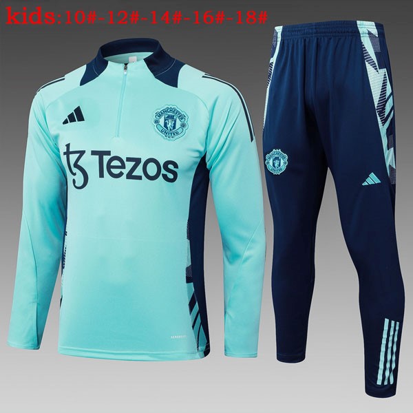 Ninos Sudadera De Training Manchester United 2025/26 Azul